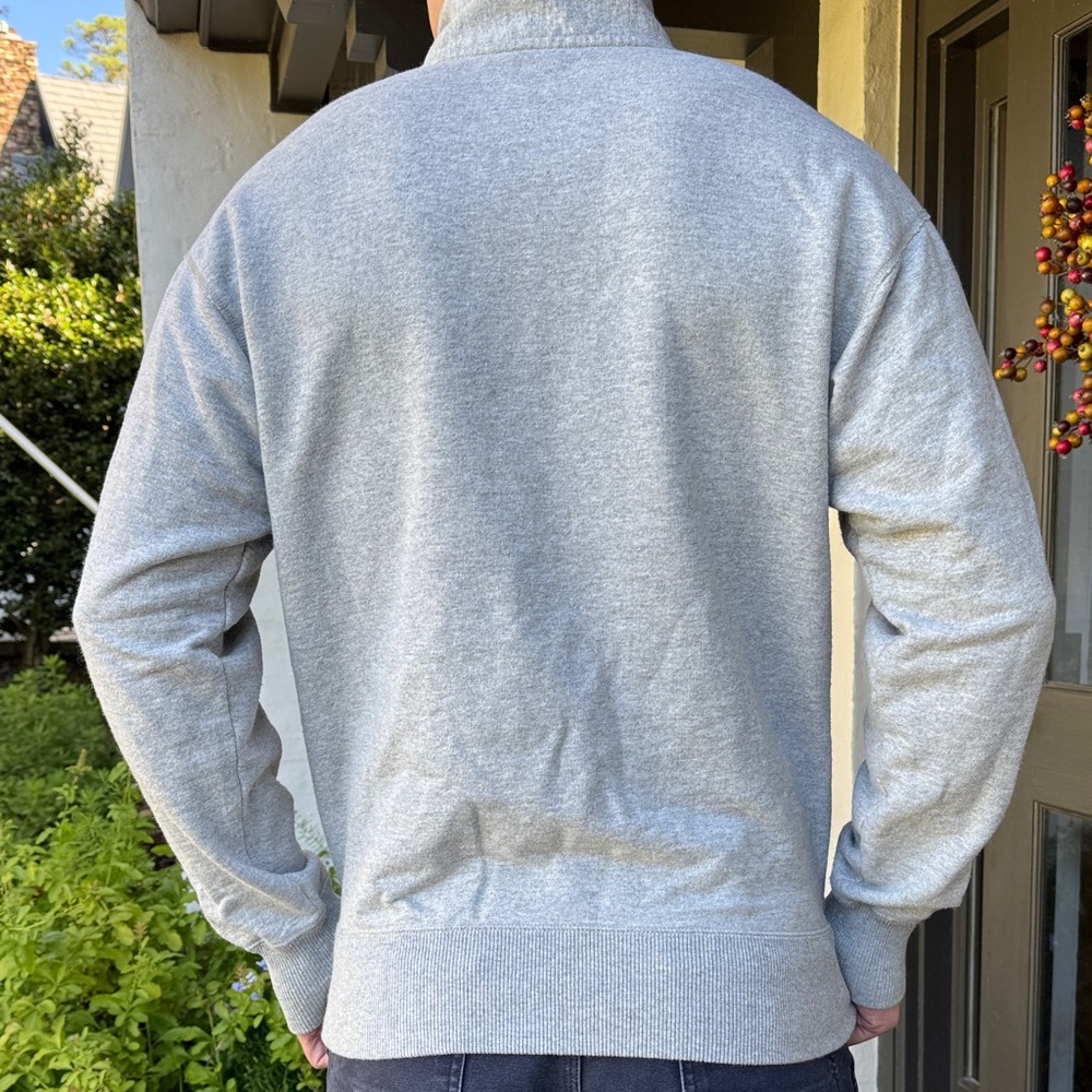 Aime Leon Dore Quarter Zip Gray Sweatshirt - Picture 5 of 8